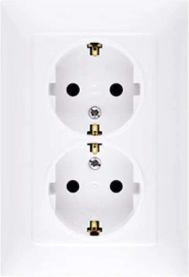 Kontakt-Simon Power Socket White 1pcs