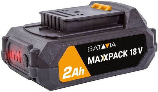 Batavia Werkzeugbatterie Lithium 18V mit Kapazität 2Ah
