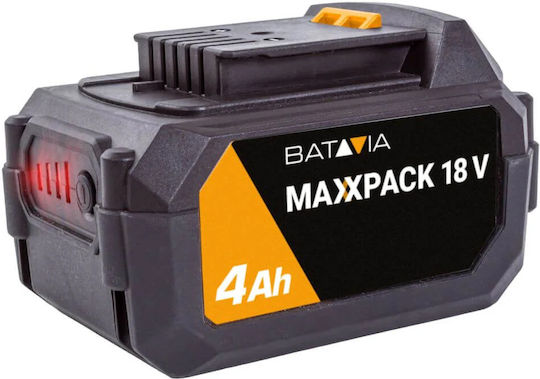 Batavia Tool Battery Lithium 18V with Capacity 4Ah