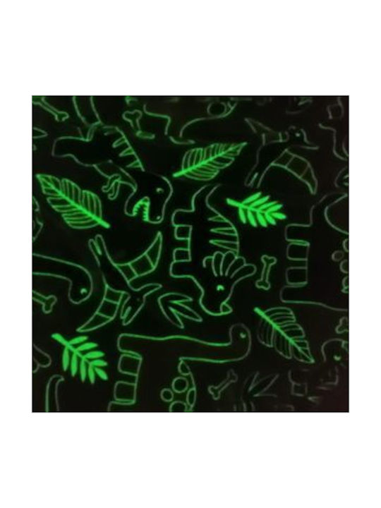 Cotton World Leuchtende Bunte Fluoreszierende Dinosaurier Kinderdecke 200x150cm