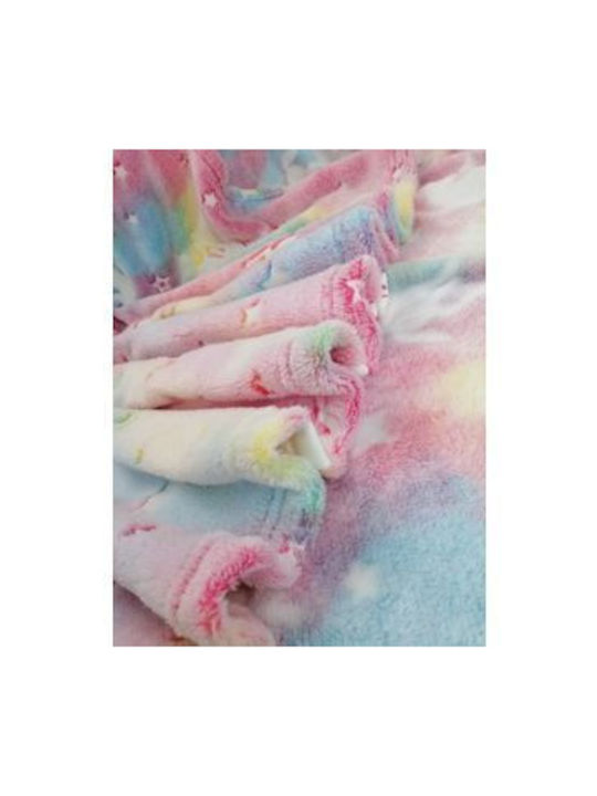 Cotton World Fluorescent Blanket Fluo 200x150cm