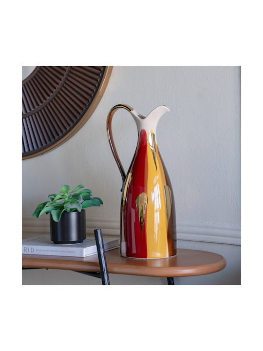 Artekko Decorative Vase Ekko Multicolour 18x15.5x41.5cm