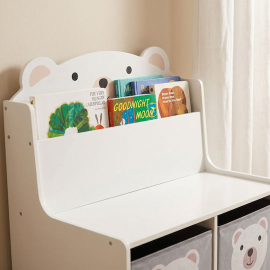 U-Grow U-Grow Spielzeug-Organisator Weiß 60x42x61,5cm