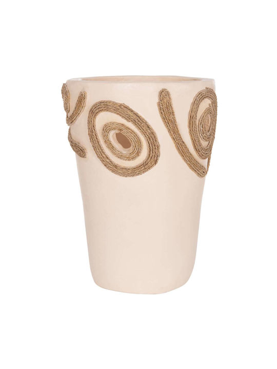 Decorative Vase Ceramic Orange