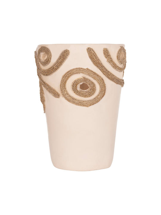 Decorative Vase Ceramic Orange