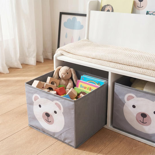 U-Grow U-Grow Spielzeug-Organisator Weiß 60x42x61,5cm