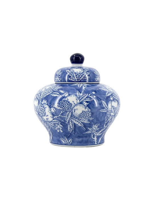 Artekko Dekorative Porzellanvase Weiß 23x23xH23cm
