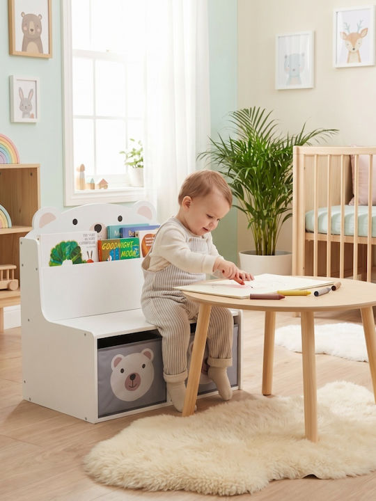 U-Grow Sistem de depozitare a jucăriilor Alb 60x42x61.5cm