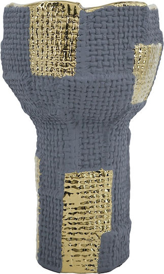 Artekko Keramik Vase Blau 18.5x18.5xH31cm