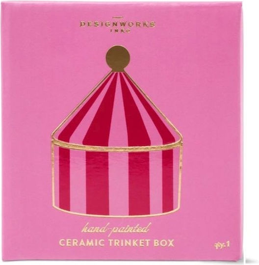 Designworks Keramik Schmuckkästchen Rosa Tbwc-1001