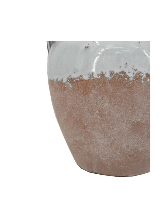Artekko Decorative Ceramic Vase Candia Orange 19x19xH20cm