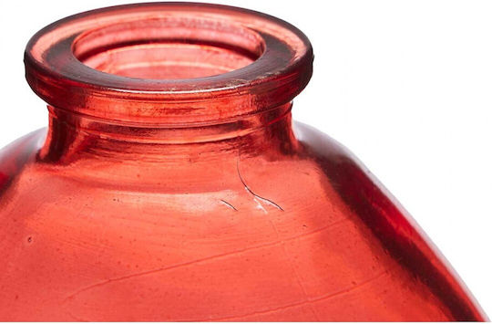 Atmosphera Glass Red Vase