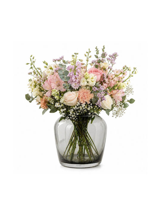 Blomus Vază Decorativă Sticlă Leta Sm Smoke 15x15x15cm 1buc
