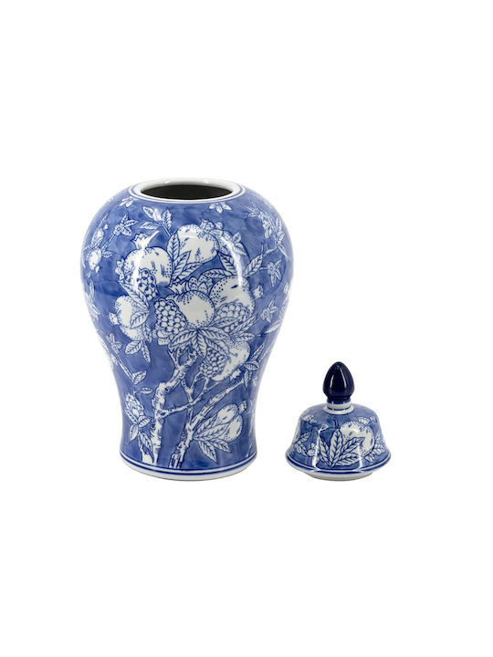 Artekko Dekorative Porzellanvase Weiß 21x21xH37cm