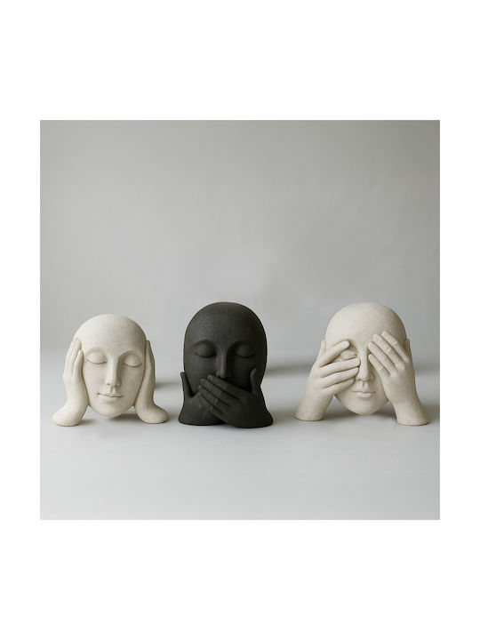 InTheBox Διακοσμητική Προτομή Πολυρητίνης 21.3x7x16.8cm