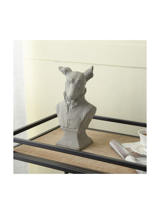 Artekko Διακοσμητικό Σκυλάκι από Τσιμέντο 14.5x12x26.5cm