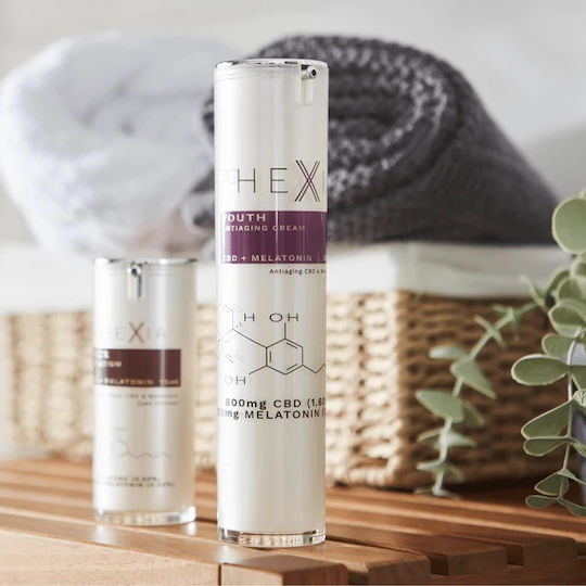 Phexia Youth Anti-aging Cremă de Față pentru Hidratare, Anti-îmbătrânire și Tonifiere cu CBD, Melatonin 50ml