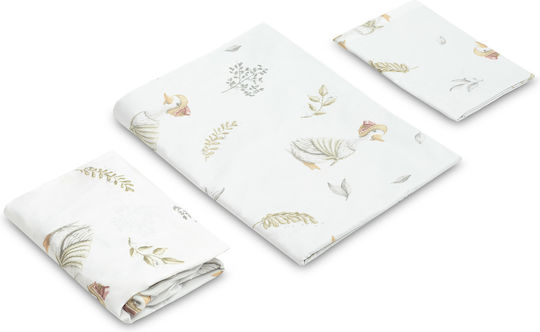 Sensillo Baby Bettwäsche-Set Beige 2 Stück