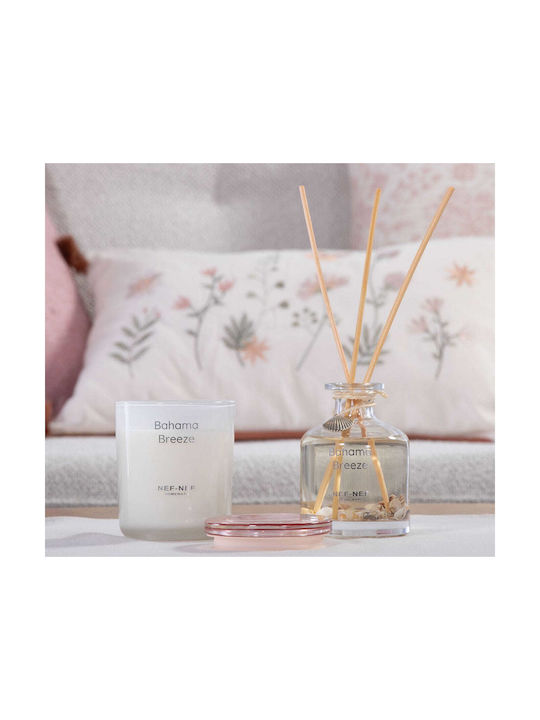 Nef-Nef Homeware Aromatic Candle Bahama Breeze in Pink Jar 270g