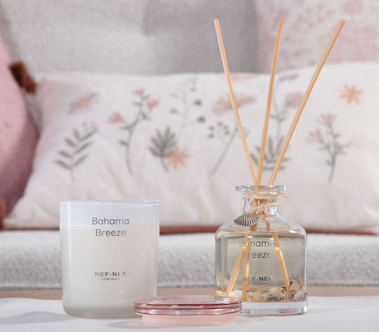 Nef-Nef Homeware Lumânare Aromatică Bahama Breeze în Borcan Roz 270gr