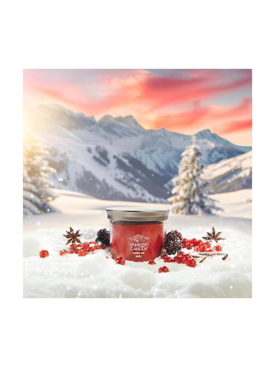 Santa On Skis Yankee Candle Signature Scented Tumbler Candle 1 Wick New 2025