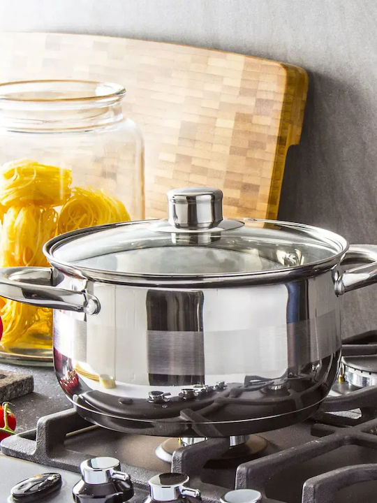 Tadar Oală Adâncă din Oțel Inoxidabil 3l