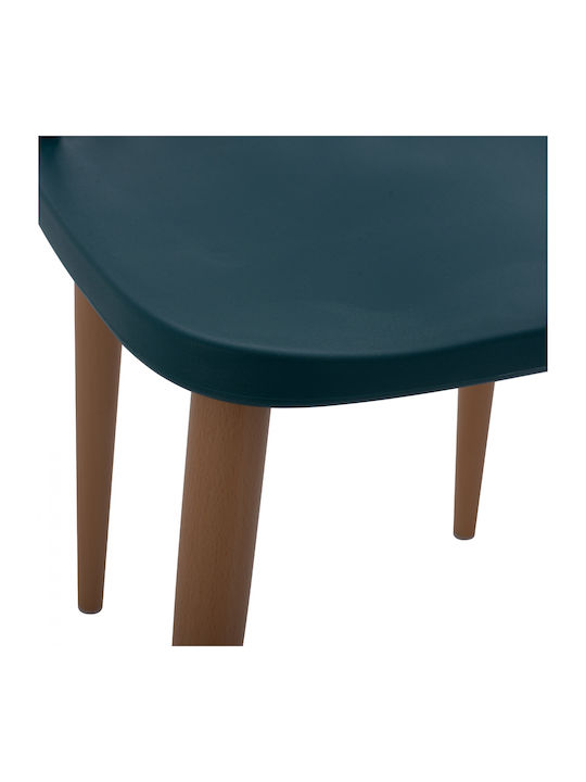 Vanessa Καρέκλα Τραπεζαρίας Μεταλλική Μπλε 43x41x82.5εκ.