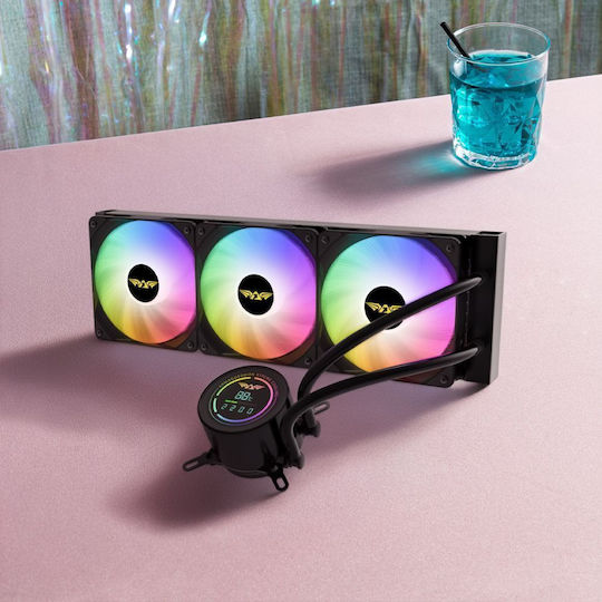 Armaggeddon A360 Răcire cu Lichid AIO CPU cu 3 Ventilatoare 120mm și Iluminare ARGB