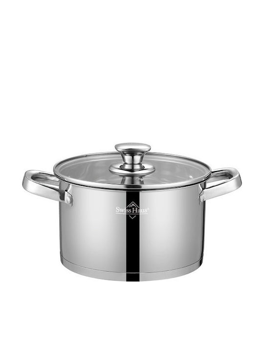 Swiss Haus Deep Stainless Steel Pot 2lt / 16cm