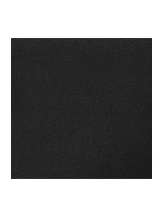 Dining Chair With Black Artificial Leather Upholstery 45x54x81cm
