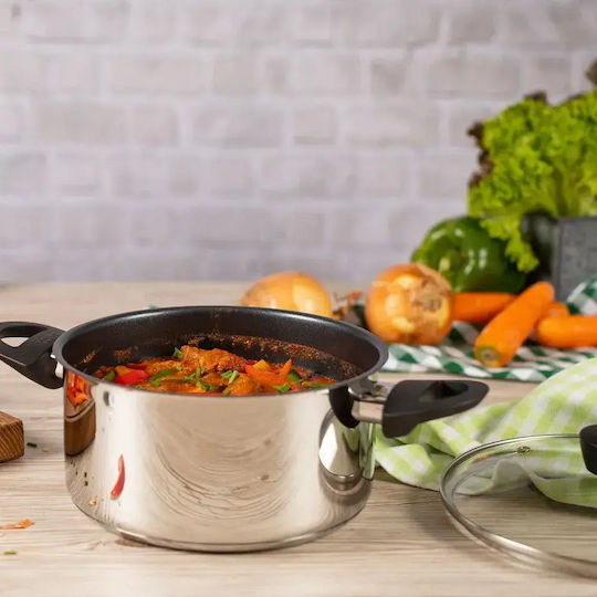 Kuhn Rikon Classic Deep Stainless Steel Pot 5.3L / 24cm
