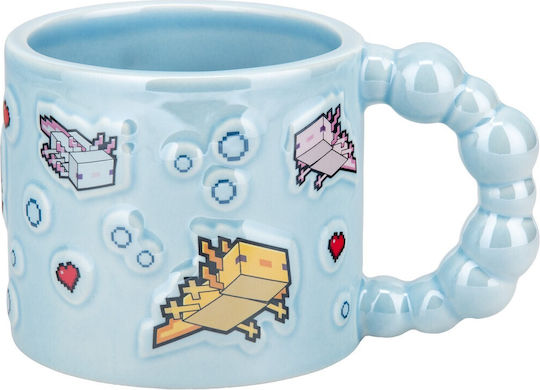 Minecraft Axolotl Shaped Mug