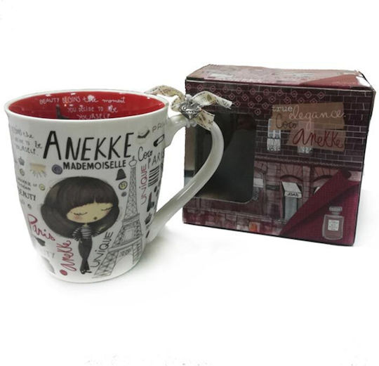 Anekke Anekke Keramiktasse Couture Weiß 360ml