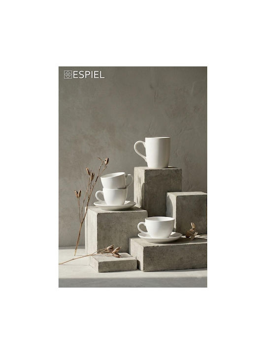 Espiel Morgan Keramiktasse Weiß 280ml