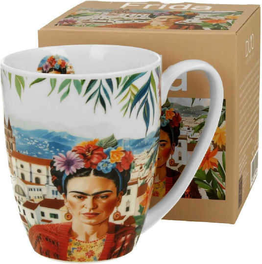 Mexican Art Red Κούπα Κεραμική Κόκκινη