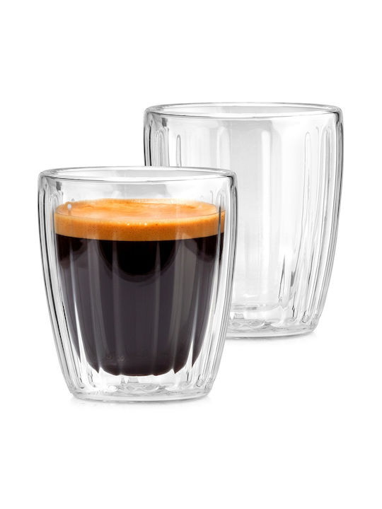 Excellent Houseware Glass Transparent Mug 125ml 2 Pieces