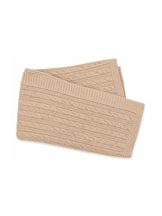 Hashtag Nursery Swaddling Blanket Knitted Beige 90x90cm