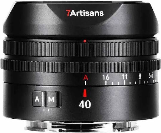 7artisans Full Frame Φωτογραφικός Φακός AF 40mm f/2.5 Σταθερός για Sony E Mount Μαύρος