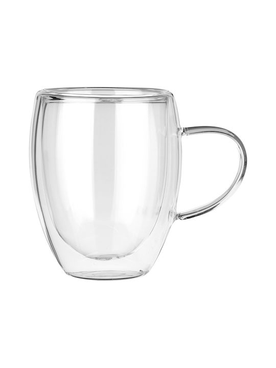 Orion Mug Glass Transparent 320ml 2pcs