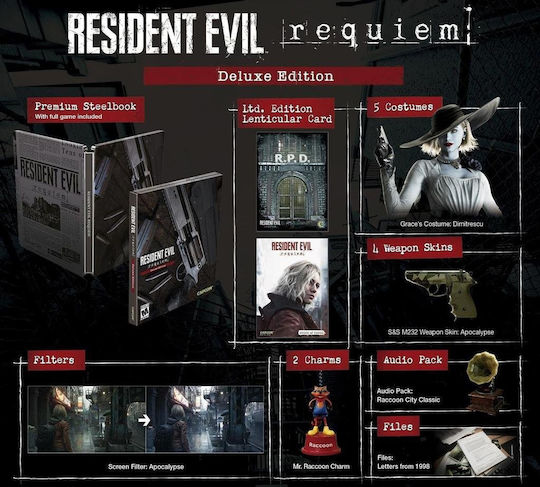 Resident Evil 9 Requiem Deluxe Steelbook Edition PS5 Game (Used)