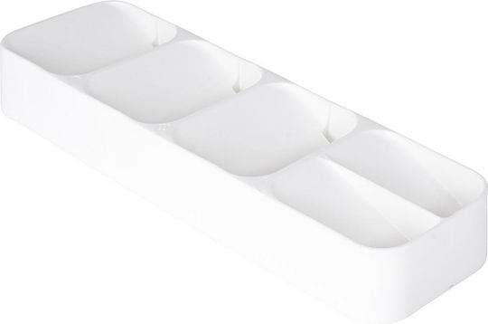 Vilde Besteckeinsätze für Schubladen Kunststoff 39x11.5x5.5cm Weiße
