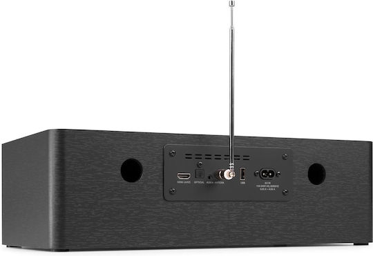 Audizio Ηχοσύστημα 2.0 Lunata SOHIF1042 50W με CD Player και Bluetooth Μαύρο