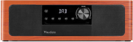Audizio Ηχοσύστημα 2.0 Lunata SOHIF1039 50W με CD Player και Bluetooth Cherry