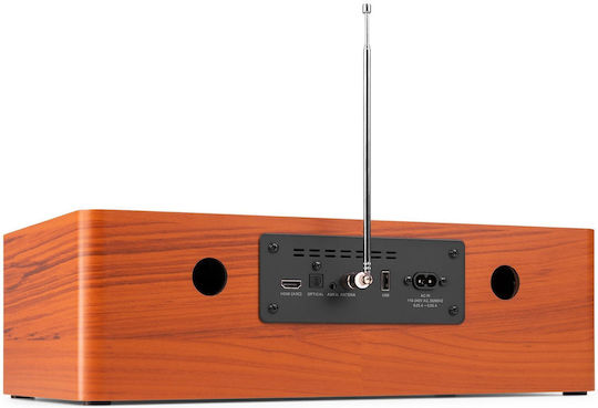 Audizio Ηχοσύστημα 2.0 Lunata SOHIF1039 50W με CD Player και Bluetooth Cherry