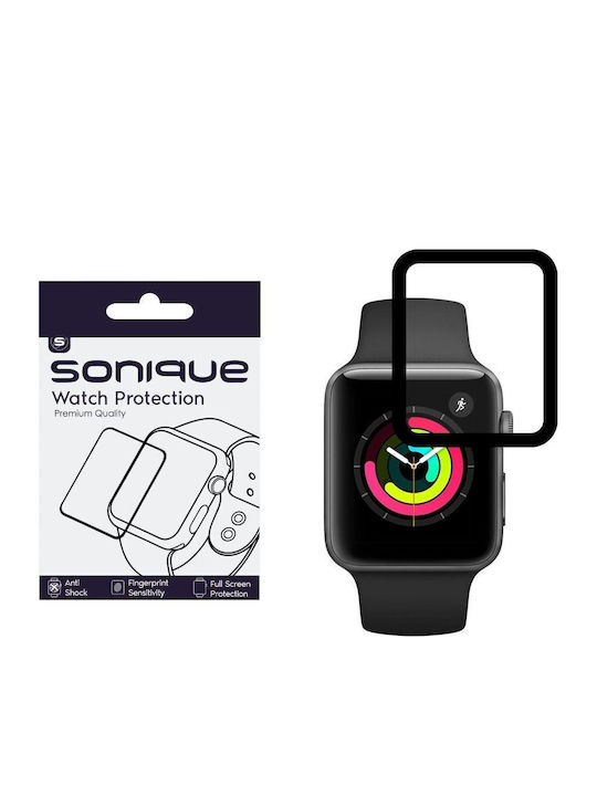 Sonique Full Face Tempered Glass για το Apple Watch 1/2/3 38 mm, Apple 1τμχ