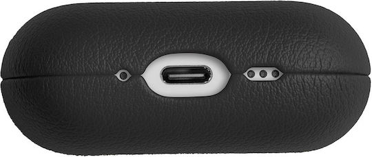 Native Union Leder Kunststoff Silikon Tasche in Schwarz für Apple AirPods Pro 3