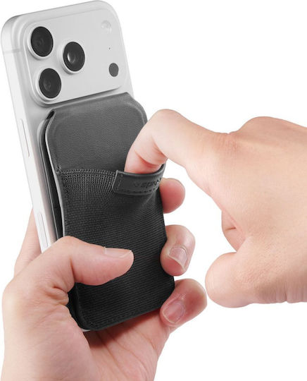 Spigen MagSafe Husă pentru Carduri Slim Fold MagFit în Culoare Neagră