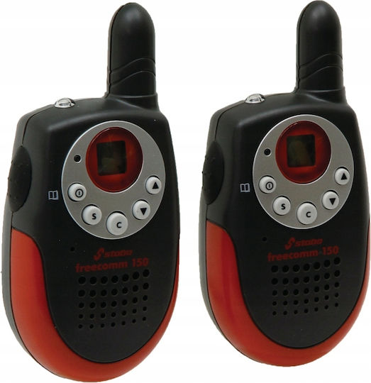 Stabo Freecomm 150 Transmițător Wireless PMR cu Ecran Monocrom Set 2buc