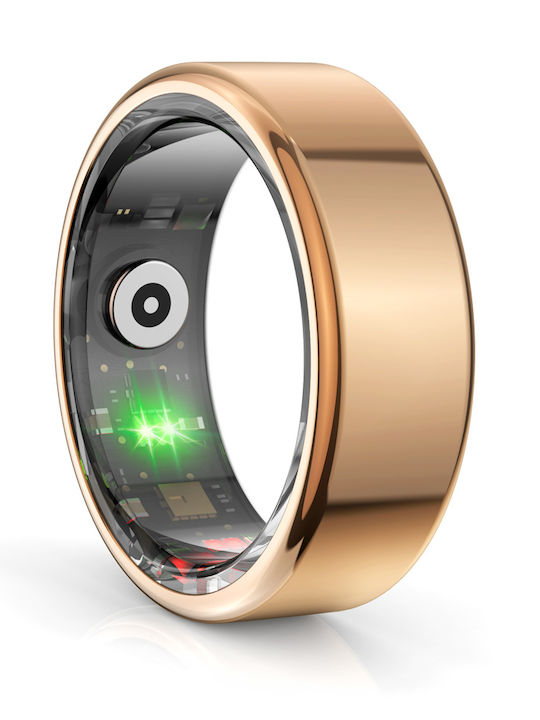 Maxlife MXSR-100 Size 10 Умен Пръстен 20мм с Пулсомер Златист