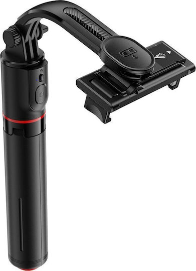Acefast E42 Selfie-Stick Auto-Handy-Stative Bluetooth-Fernbedienung 1,05m Schwarz